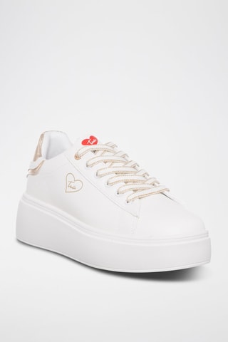Sapatilhas com plataforma - Branco - Tua by Braccialini