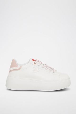 Sapatilhas com plataforma - Branco - Tua by Braccialini
