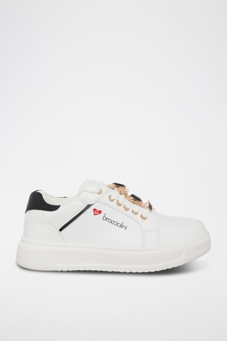 Sapatilhas com plataforma - Branco - Tua by Braccialini