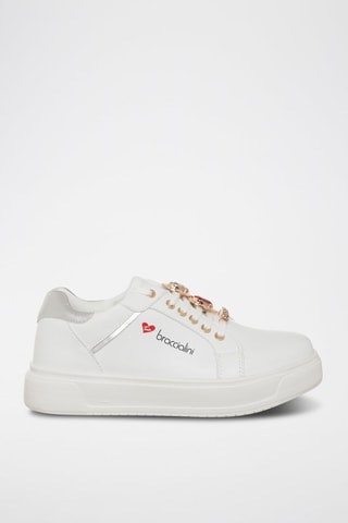 Sapatilhas com plataforma - Branco - Tua by Braccialini