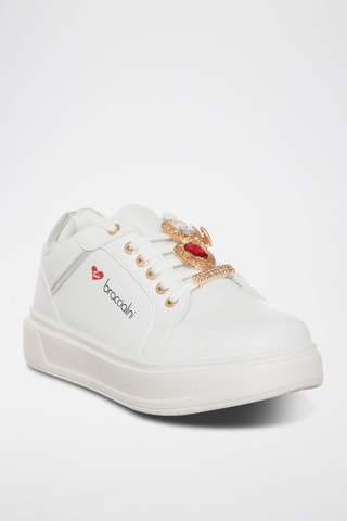 Sapatilhas com plataforma - Branco - Tua by Braccialini