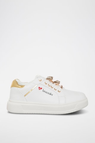 Sapatilhas com plataforma - Cru - Tua by Braccialini