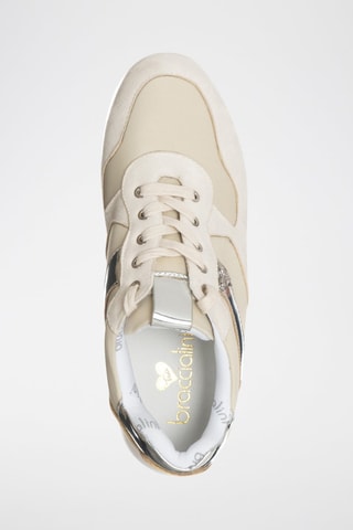 Sapatilhas com plataforma Bege - Tua By Braccialini