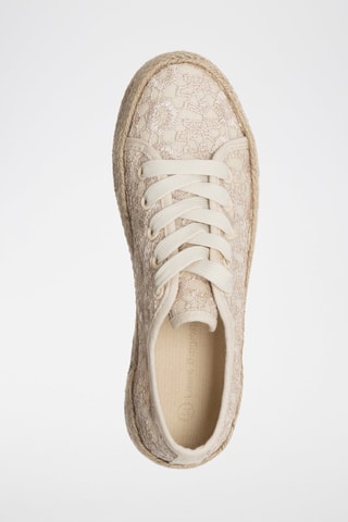 Sapatilhas com plataforma - Bege-claro