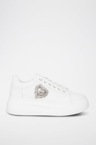 Sapatilhas com plataforma - Branco - Tua By Braccialini