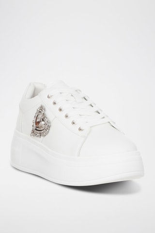 Sapatilhas com plataforma - Branco - Tua By Braccialini