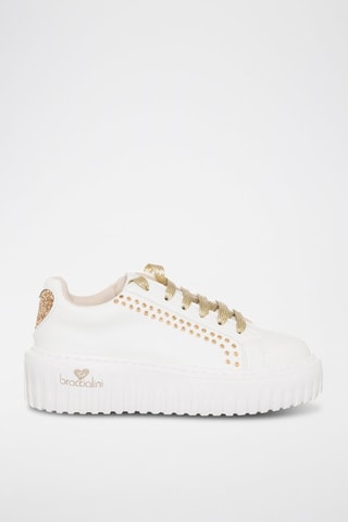 Sapatilhas com plataforma - Branco - Tua By Braccialini