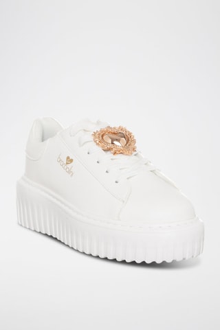 Sapatilhas com plataforma - Branco - Tua By Braccialini