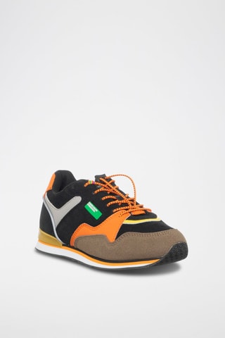 Sapatilhas Preto e laranja