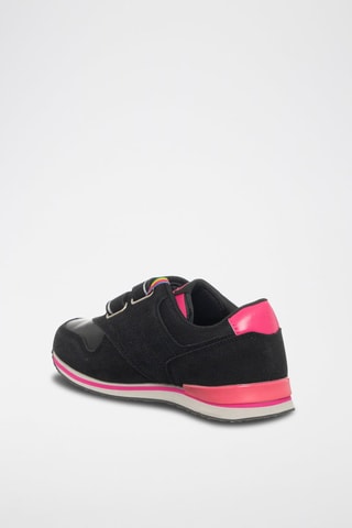 Sapatilhas Preto e fúcsia
