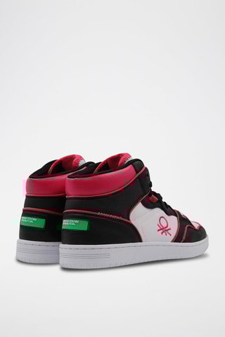 Sapatilhas subidas Preto e branco