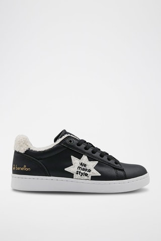 Sapatilhas Preto e branco