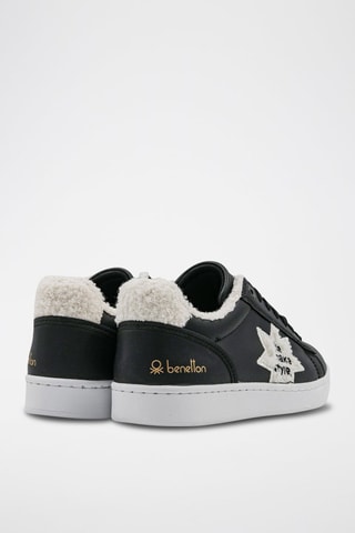 Sapatilhas Preto e branco