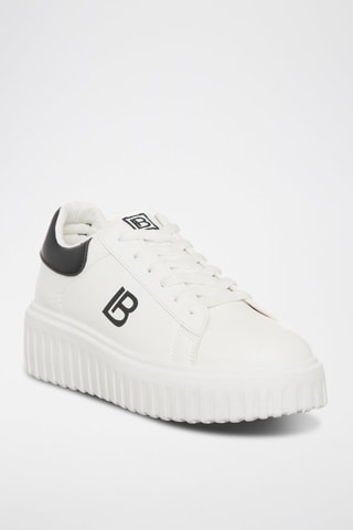 Sapatilhas com plataforma - Branco - Laura Biagiotti