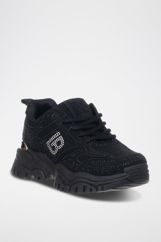 Sapatilhas com plataforma - Preto - Laura Biagiotti