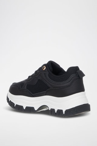 Sapatilhas com plataforma - Preto - Laura Biagiotti