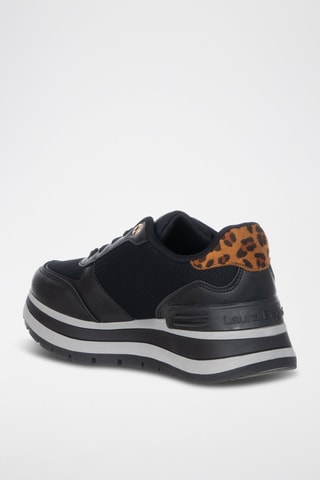 Sapatilhas com plataforma - Preto - Laura Biagiotti