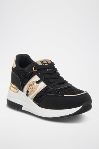 Sapatilhas com plataforma - Preto - Laura Biagiotti