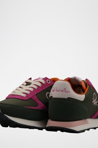 Sapatilhas - Verde e rosa