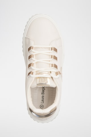 Sapatilhas com plataforma - Branco