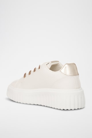 Sapatilhas com plataforma - Branco