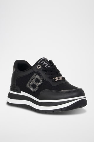 Sapatilhas com plataforma - Preto