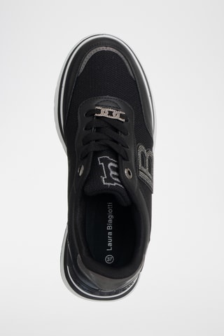 Sapatilhas com plataforma - Preto