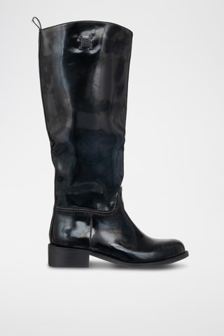 Botas envernizadas - Preto