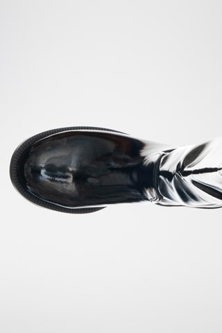 Botas envernizadas - Preto