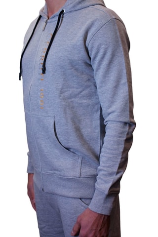 Sweat com capuz Cinzento mesclado