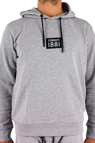 Sweat com capuz  Cinzento