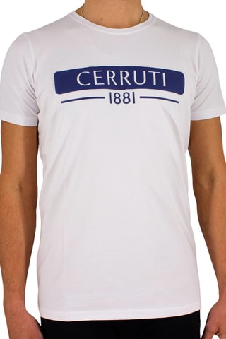T-shirt Branco e azul