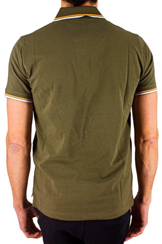 Polo Caqui e amarelo