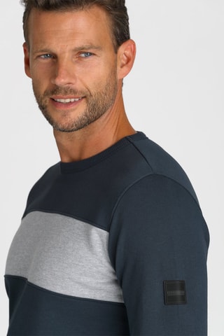 Sweat Azul-marinho e cinzento