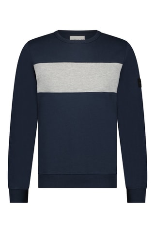 Sweat Azul-marinho e cinzento