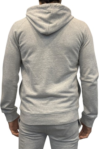Sweat com capuz Cinzento mesclado