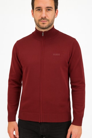 Casaco de malha - Bordô