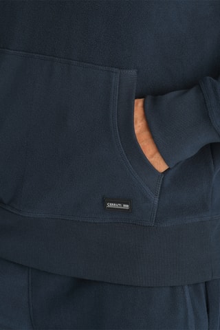 Sweat polar com capuz - Azul-marinho