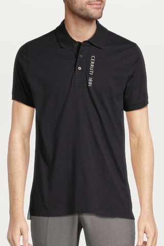 Polo regular - Azul-escuro