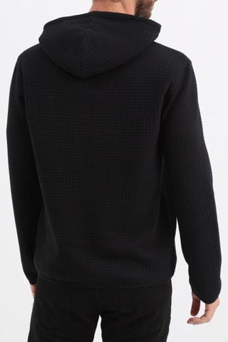 Camisola com capuz - Preto