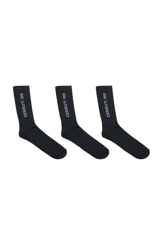 3 pares de meias - Preto