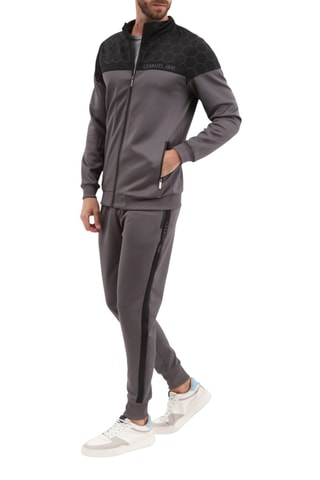 Casaco e calças de treino - Preto e cinzento-escuro