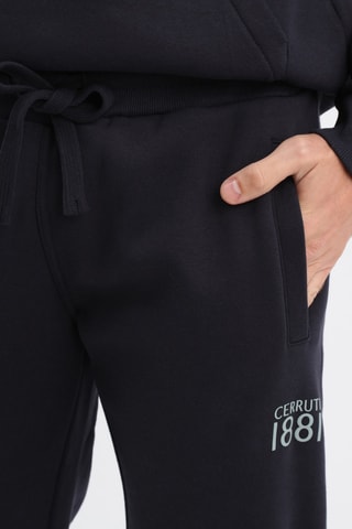 Sweat com capuz e calças de treino - Azul-marinho