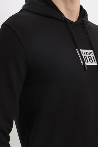 Sweat com capuz e calças de treino - Preto