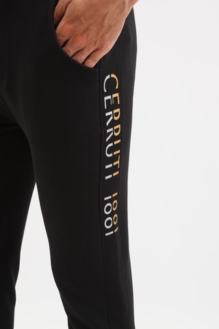 Sweat com capuz e calças de treino - Preto