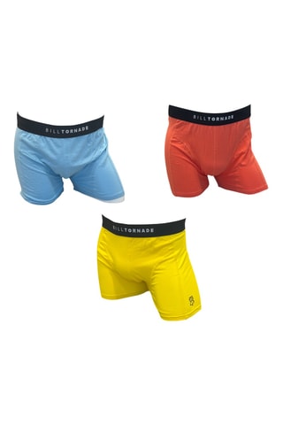 3 bóxers - Celeste, naranja y amarillo