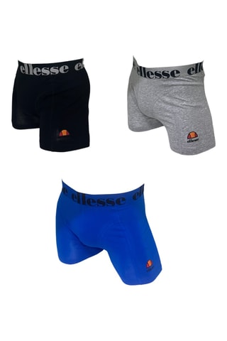 3 bóxers - Negro y gris