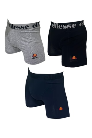 3 bóxers - Negro y gris