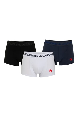 3 bóxers - Negro y blanco