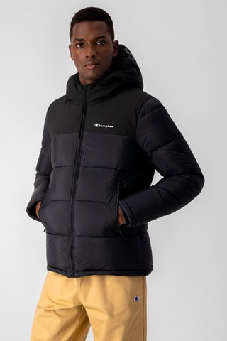 Doudoune à capuche - Noir